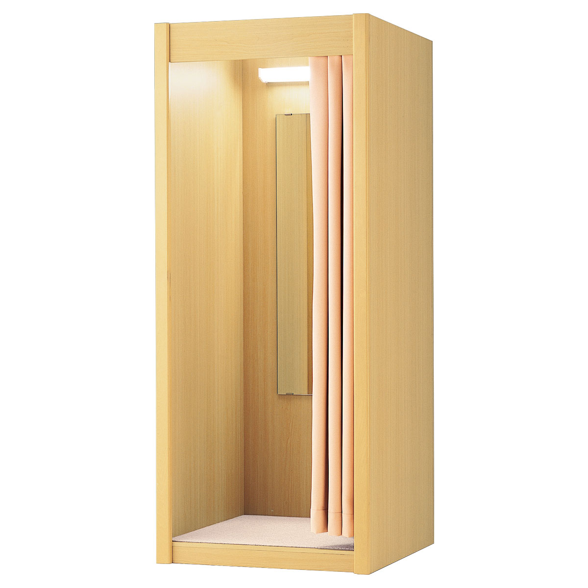 木製フィッティングルーム 幅87cm〔ストエキオリジナル〕 試着室 更衣