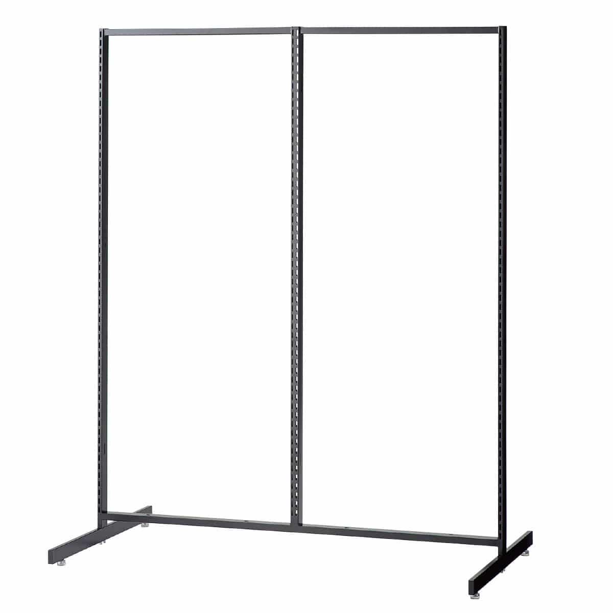 SF中央両面タイプ 幅120×高さ150cm ブラック〔ストエキオリジナル