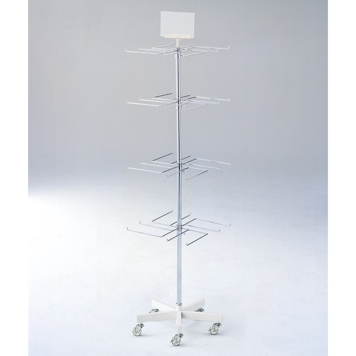 卍4段回転小物掛け〔ストエキオリジナル〕 ホワイト