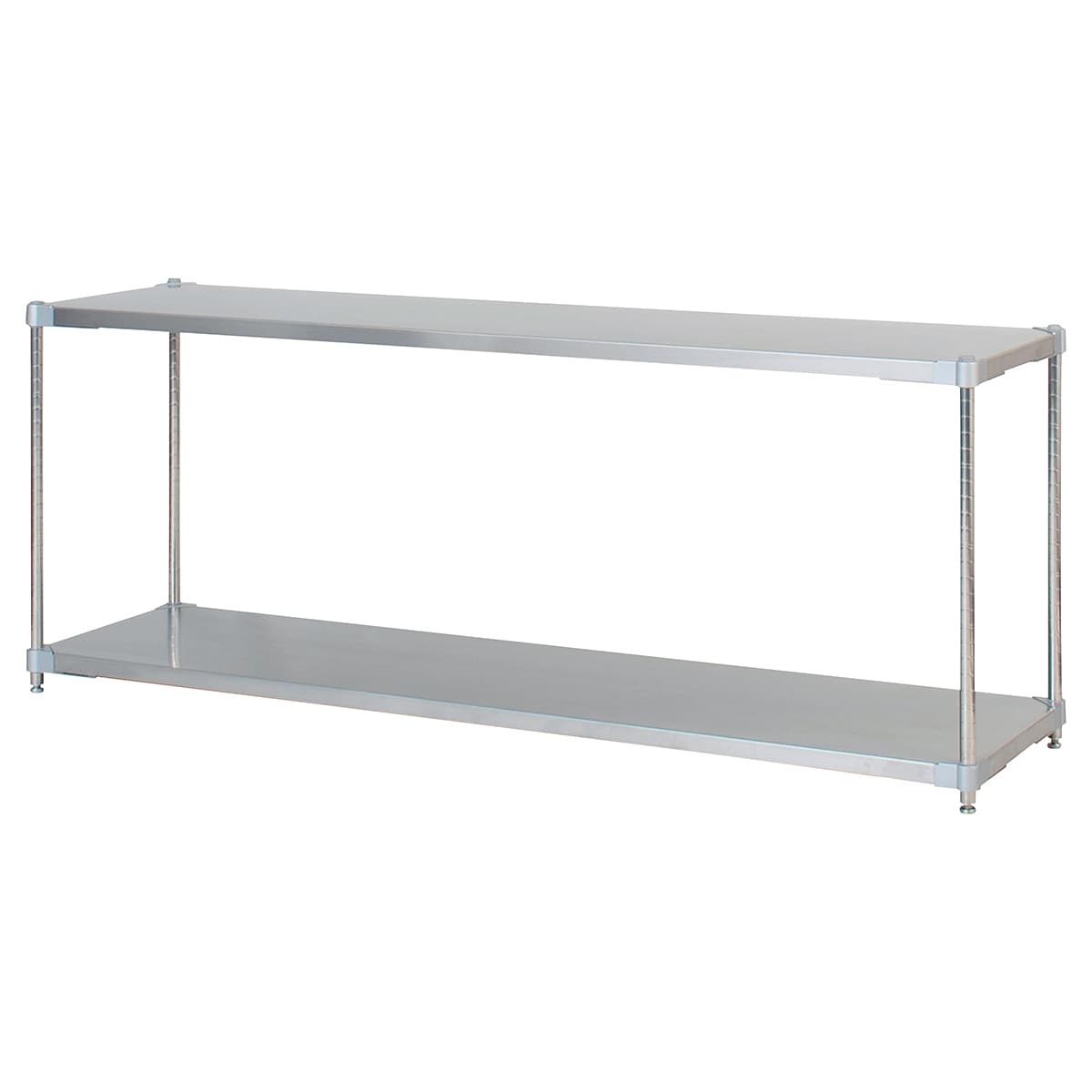 ステンレスシェルフラック 幅152.3cm〔ストエキオリジナル〕 2段(高さ