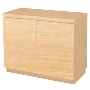 木製収納ボックス ハイタイプ 台輪タイプ 幅90cm用〔ストエキ