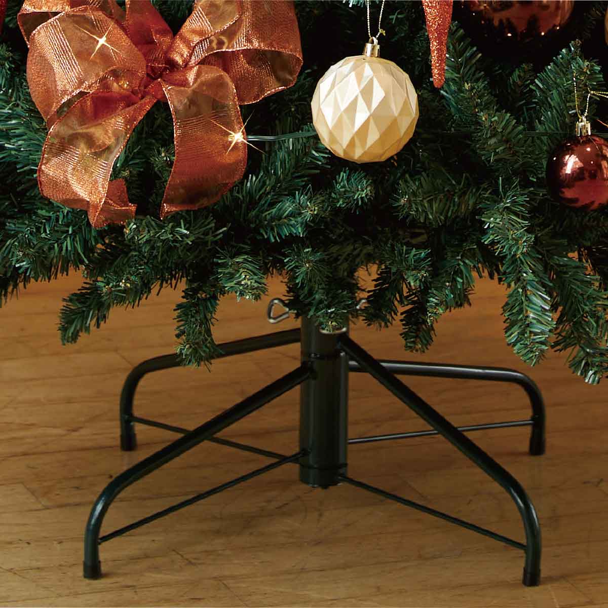 ゴージャスクリスマスツリーセット コパーゴールド［ストエキ