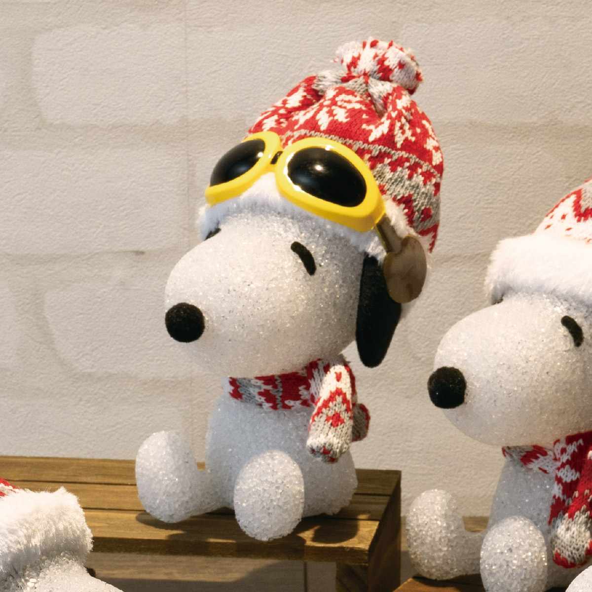 クリスマスライト スヌーピー ファーレッド