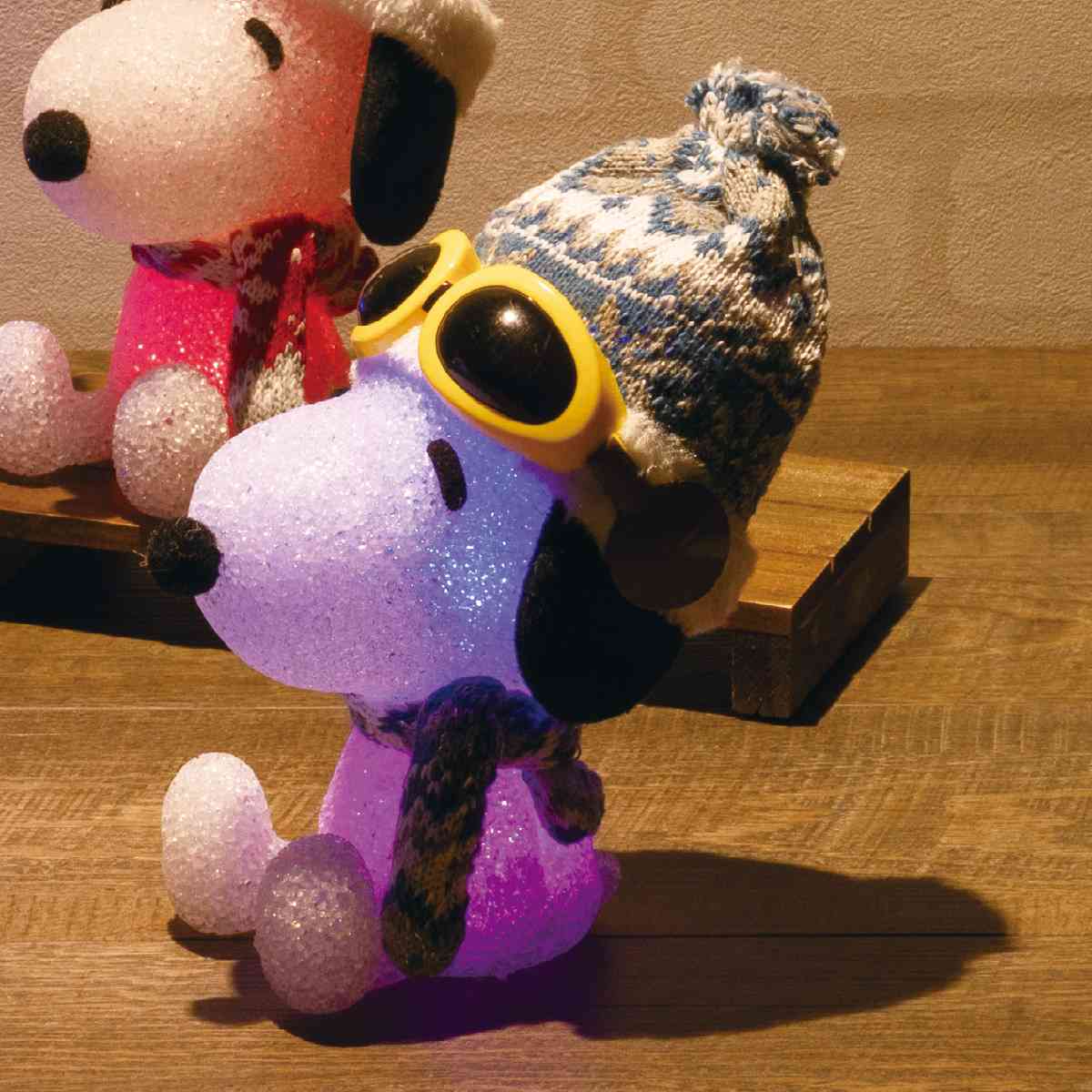 クリスマスライト スヌーピー ファーレッド