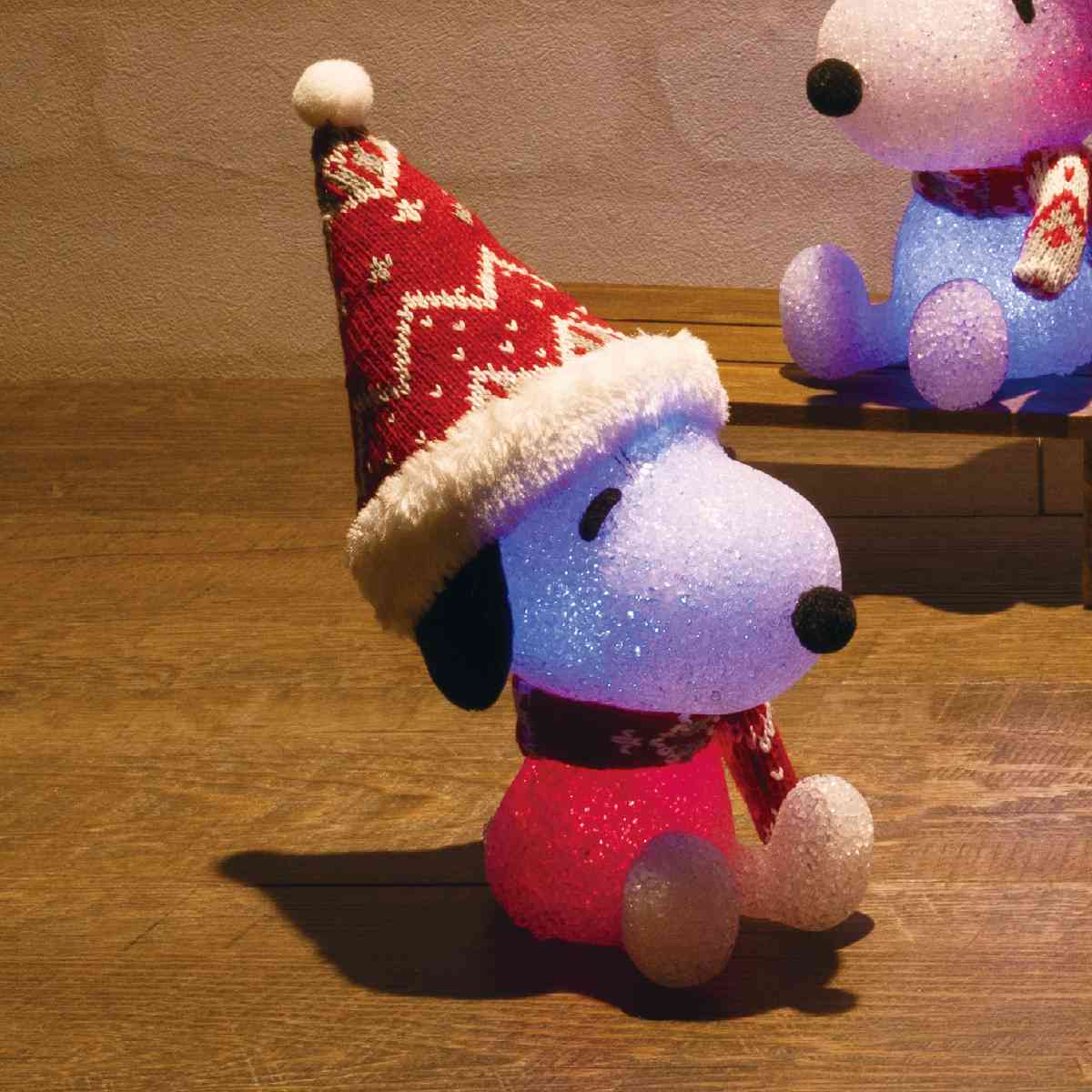 クリスマスライト スヌーピー ファーレッド