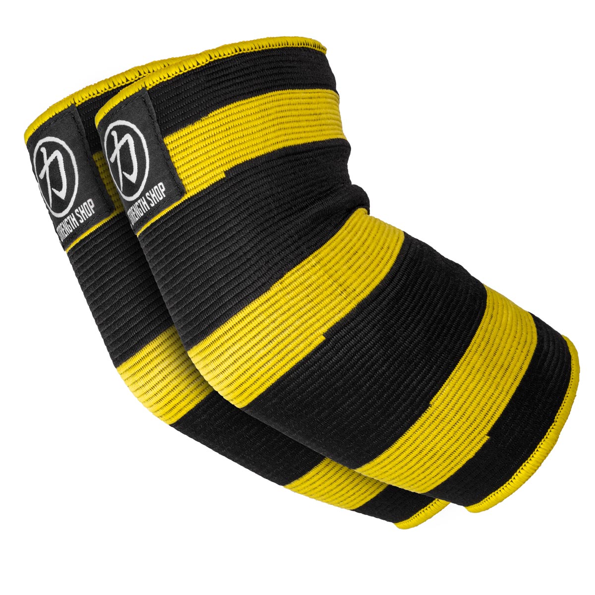Strength Shop Double Ply Thor Elbow Sleeves - Yellow / Black