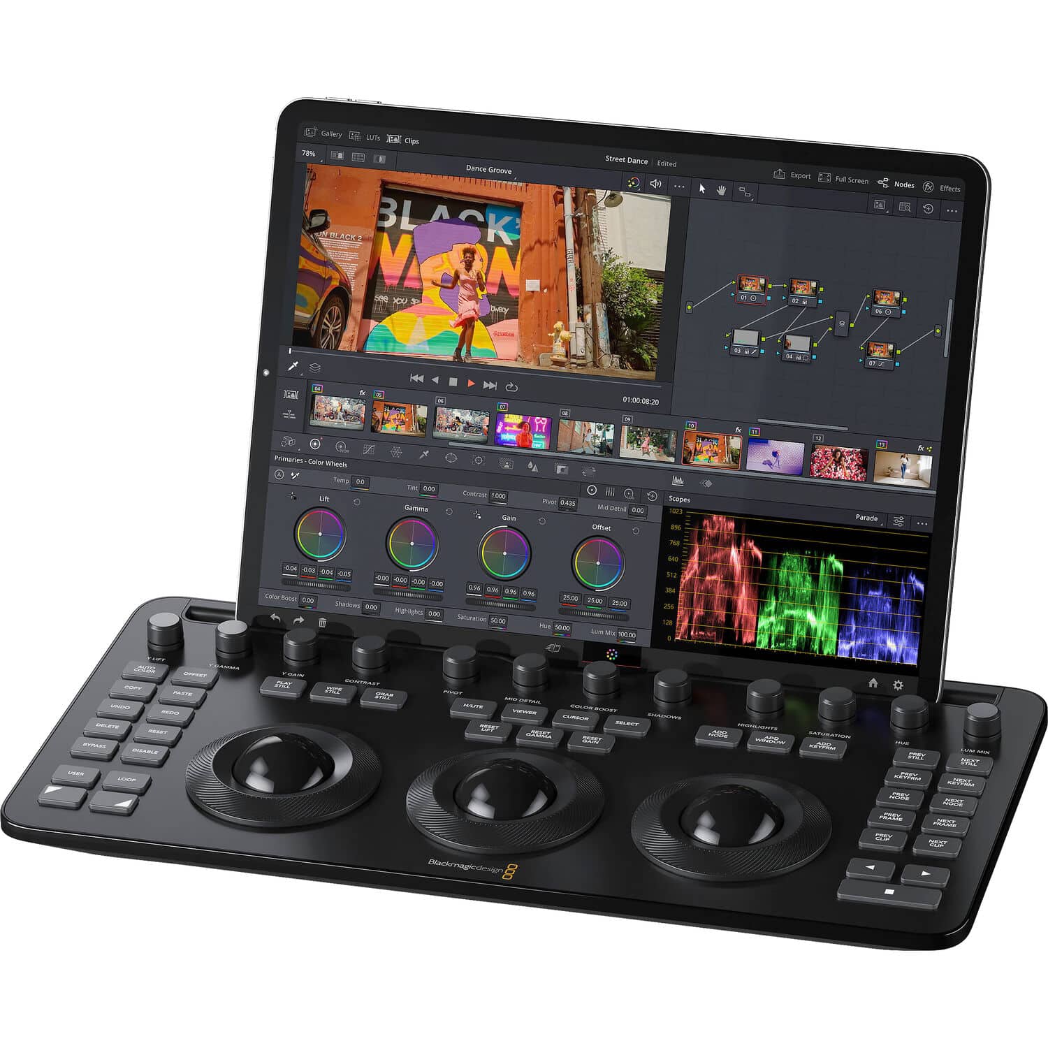 DaVinci Resolve Micro Color Panel - Compact Color Grading Control