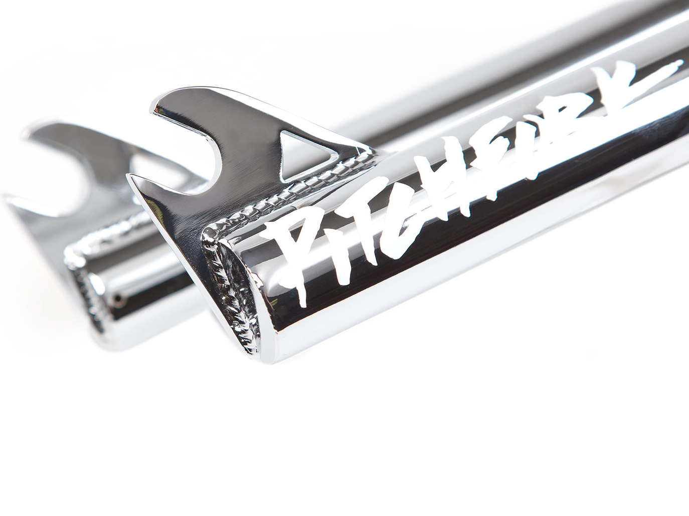 BMX Forks / S&M Pitchfork Fork / Black & Chrome Available