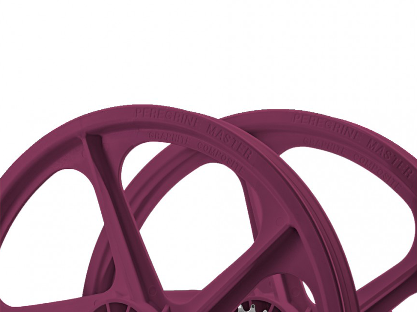 Retro BMX Wheels / Peregrine Master Graphite 20 inch Wheel Set