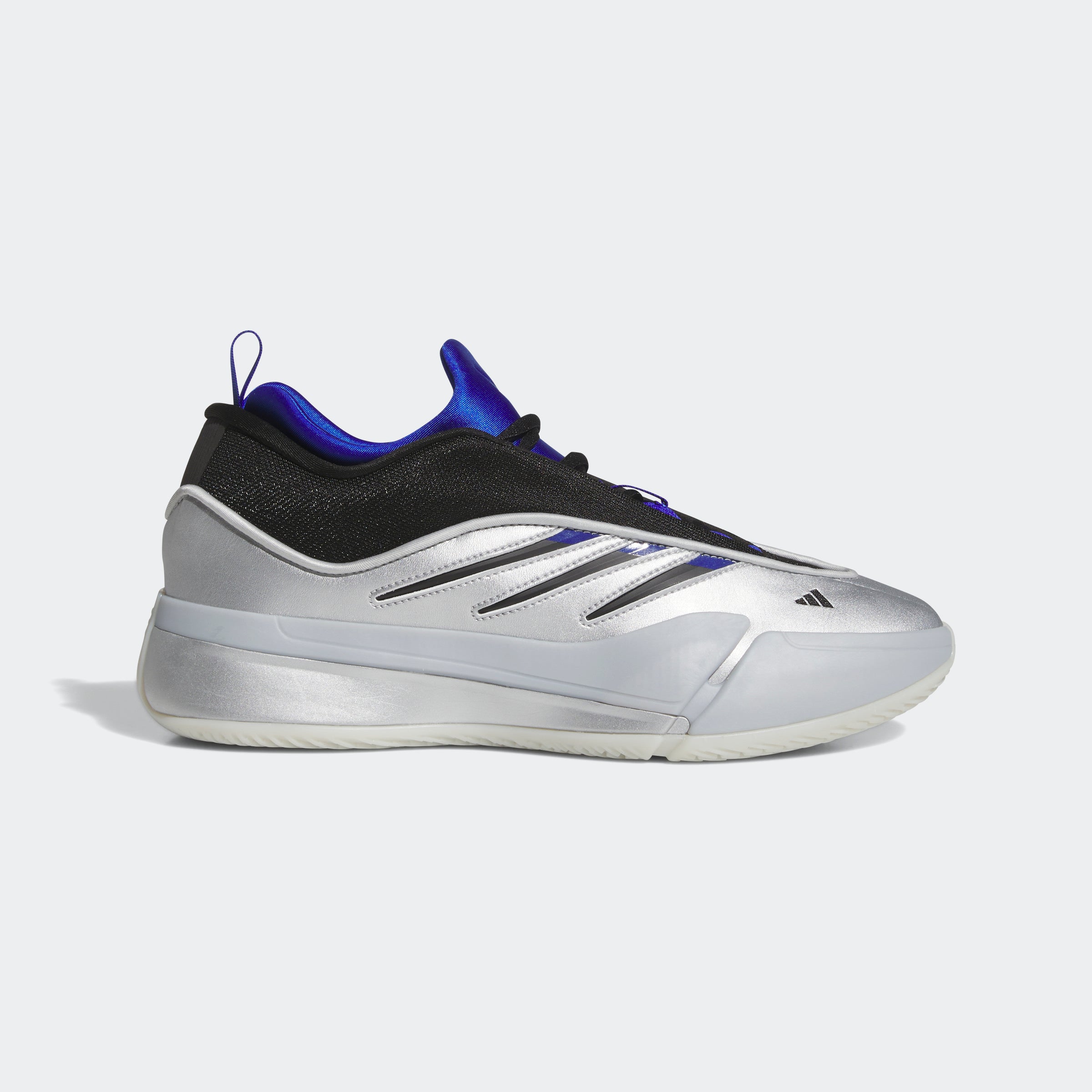 adidas DAME 9 LOW Basketball Shoes | Silver Metallic-Core Black