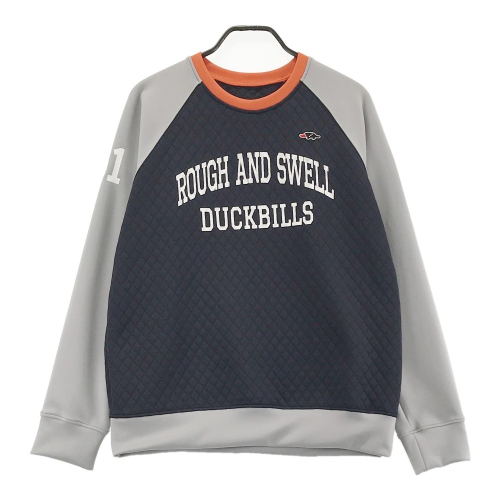 ラフアンドスウェル スウェット トレーナー グレー M ビッグロゴ