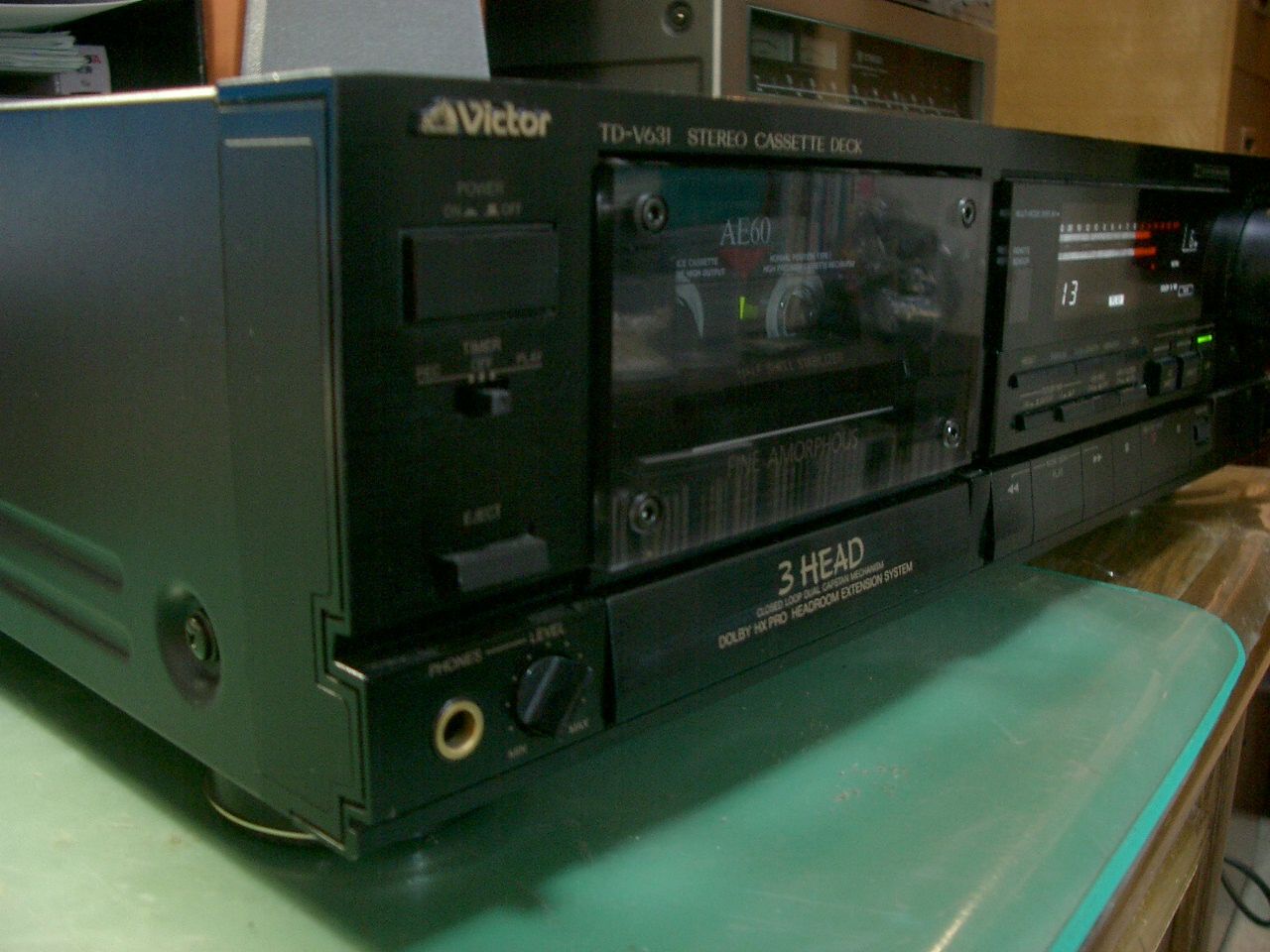 Victor カセットデッキ TD-V631の修理