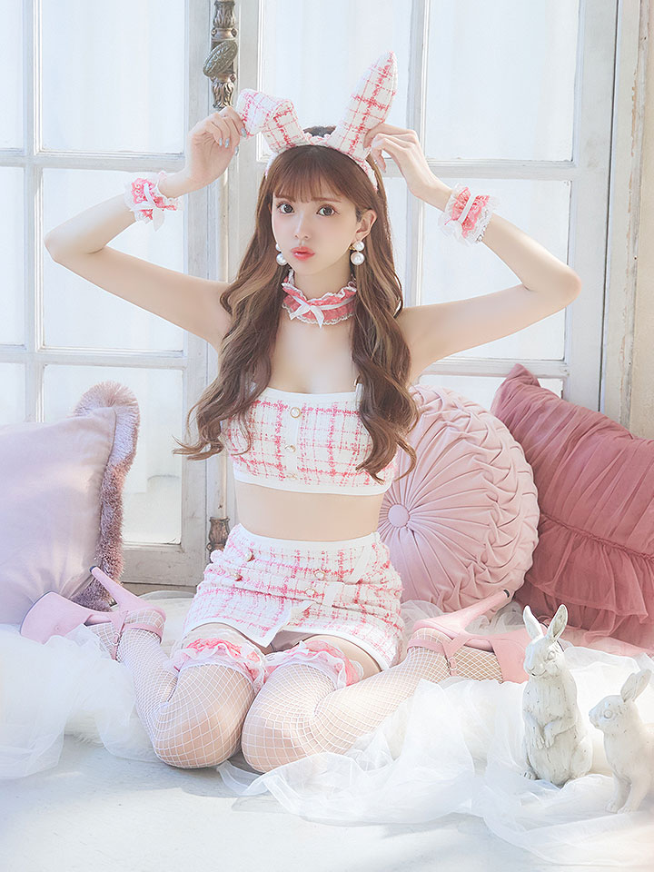 SALE!!】【即日発送】【ハロウィン】 ツイードバニーラップススカート