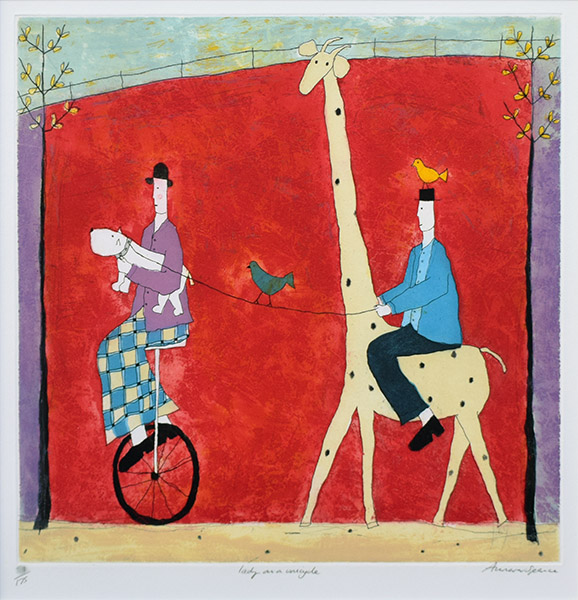 アノラ・スペンス｜一輪車の婦人