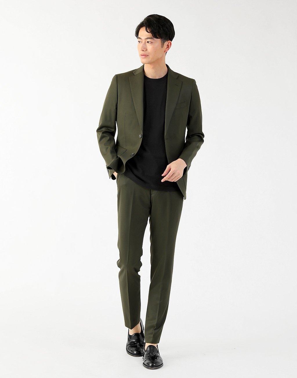 SB56GR ダークグリーン・プレーン（無地） サブスク【初回スーツ登録