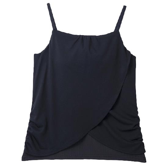 SUKALA】ベーシックバックフレアタンクトップ・ブラック・Sサイズ