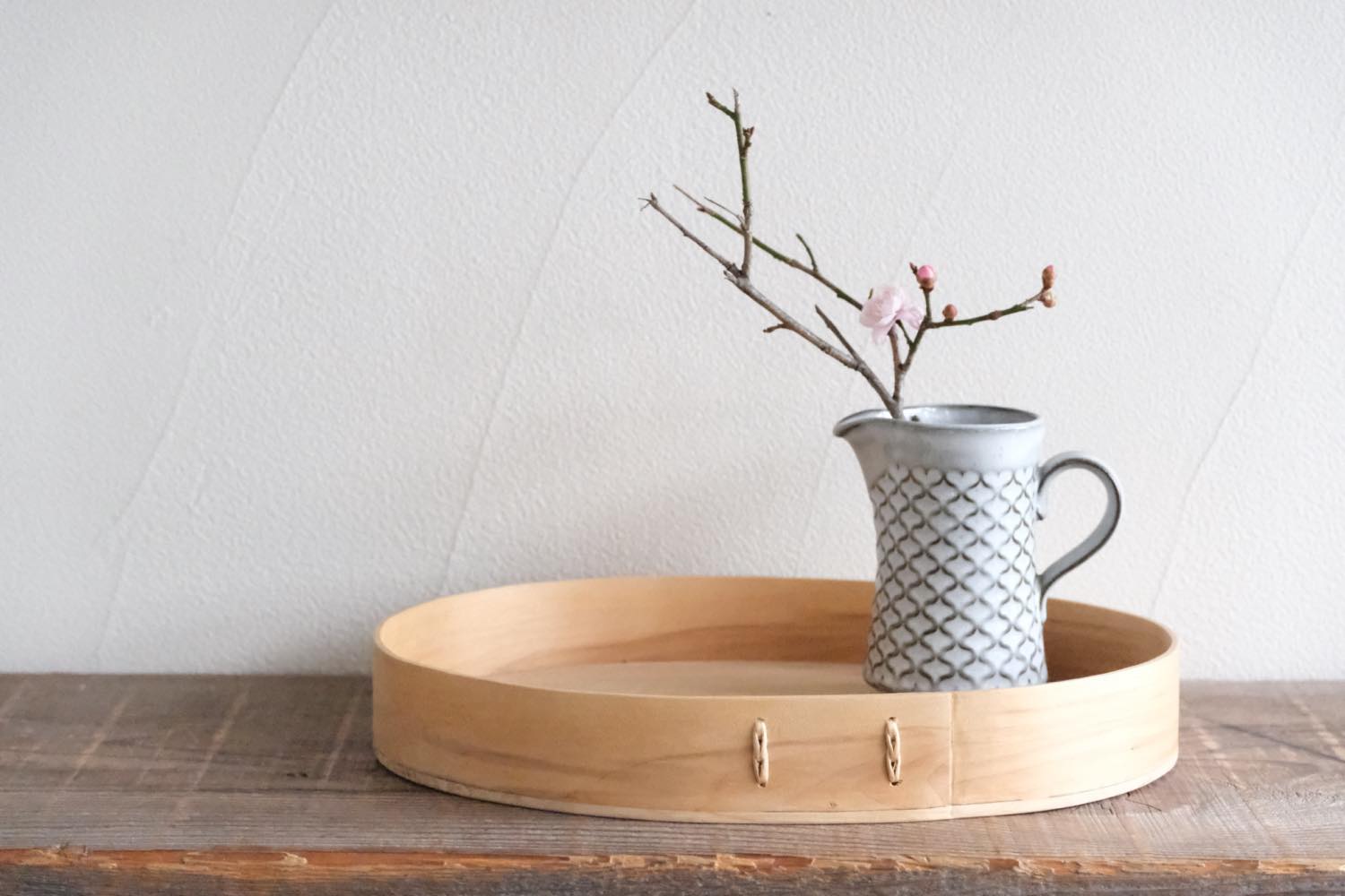 北欧ビンテージ雑貨/白樺トレイ/スウェーデン