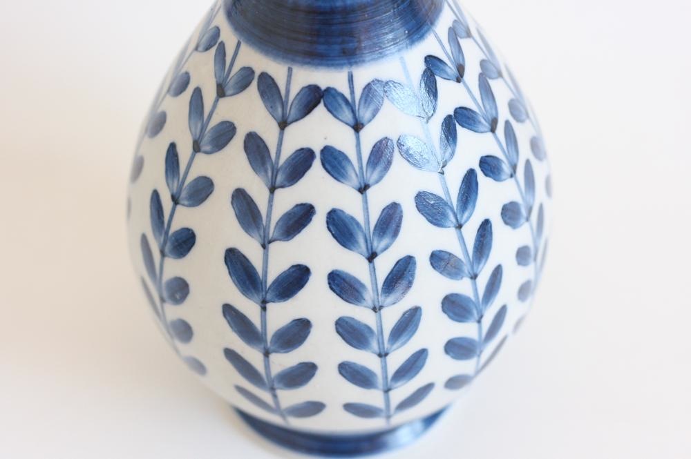 ARABIA アラビア 手彩色による絵付け花瓶