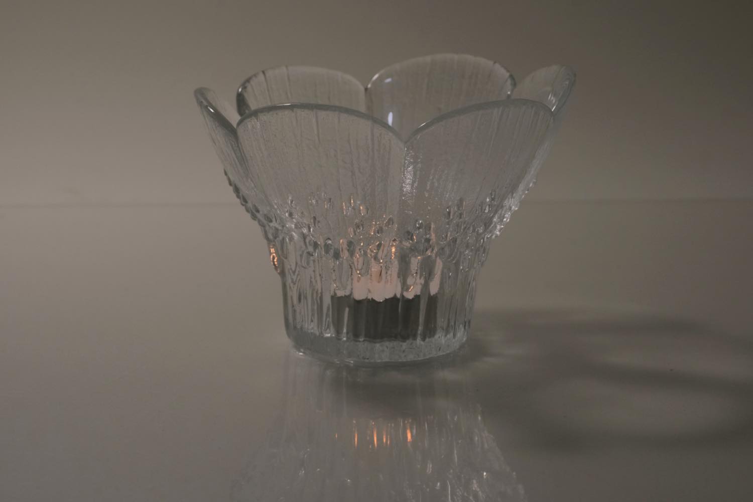 ビンテージ北欧ガラス/フィンランド/Lasisepat/クロッカス/花瓶