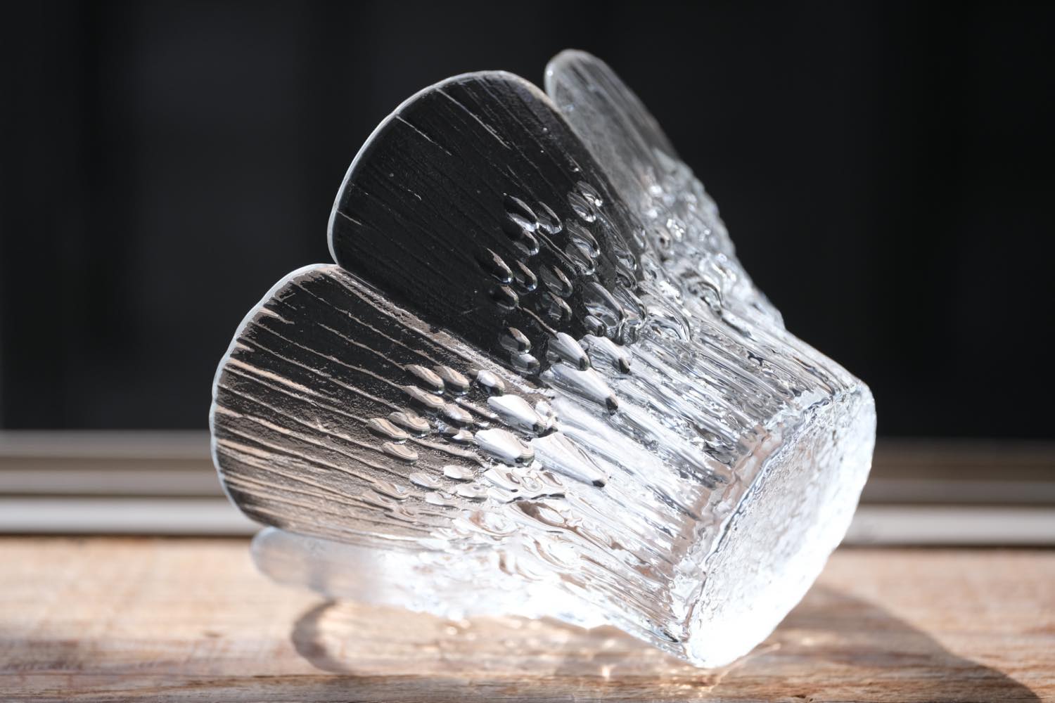 ビンテージ北欧ガラス/フィンランド/Lasisepat/クロッカス/花瓶