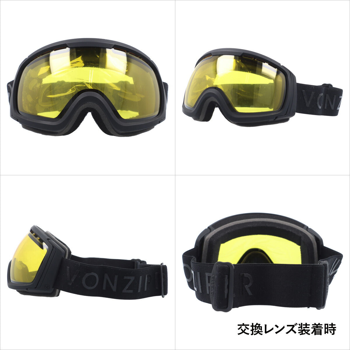 ミラーレンズ スノーゴーグル スキー スノーボード スノボ 球面ダブル