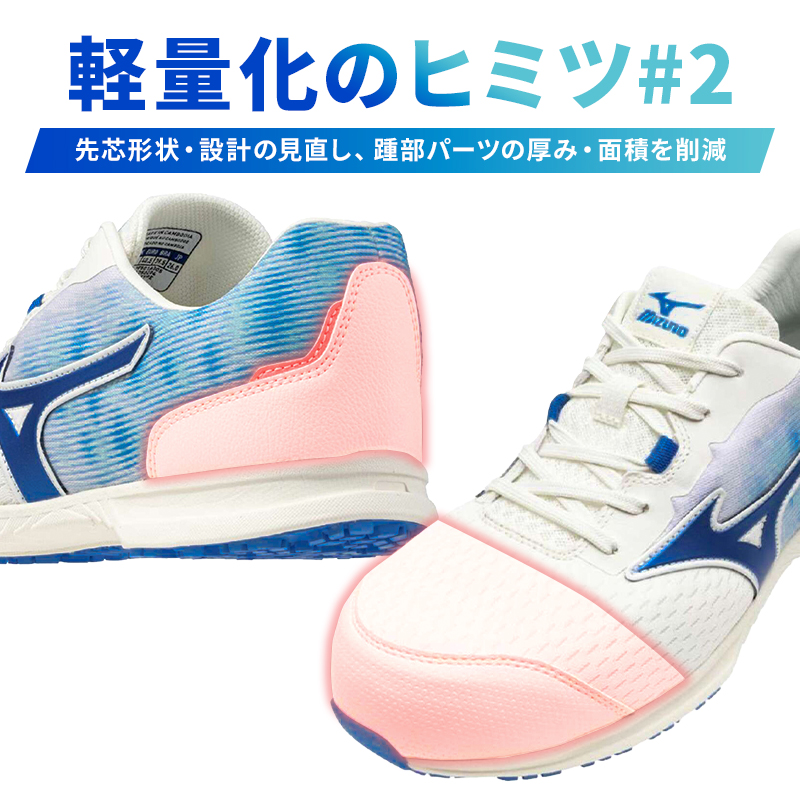 安全靴 （先芯あり） 紐 ローカット ミズノMIZUNO f1ga2502【サン