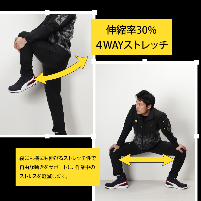作業ズボン カーゴパンツ ユニワールドPUMA pw-3015a【サンワーク本店】