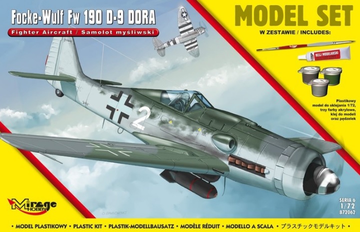 Focke-Wulf Fw 190 D-9 Dora Model Set Mirage-Hobby 872062