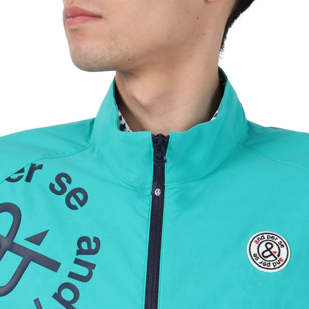 アンパスィ（and per se）（メンズ）ゴルフウェア 撥水 透湿 アウター