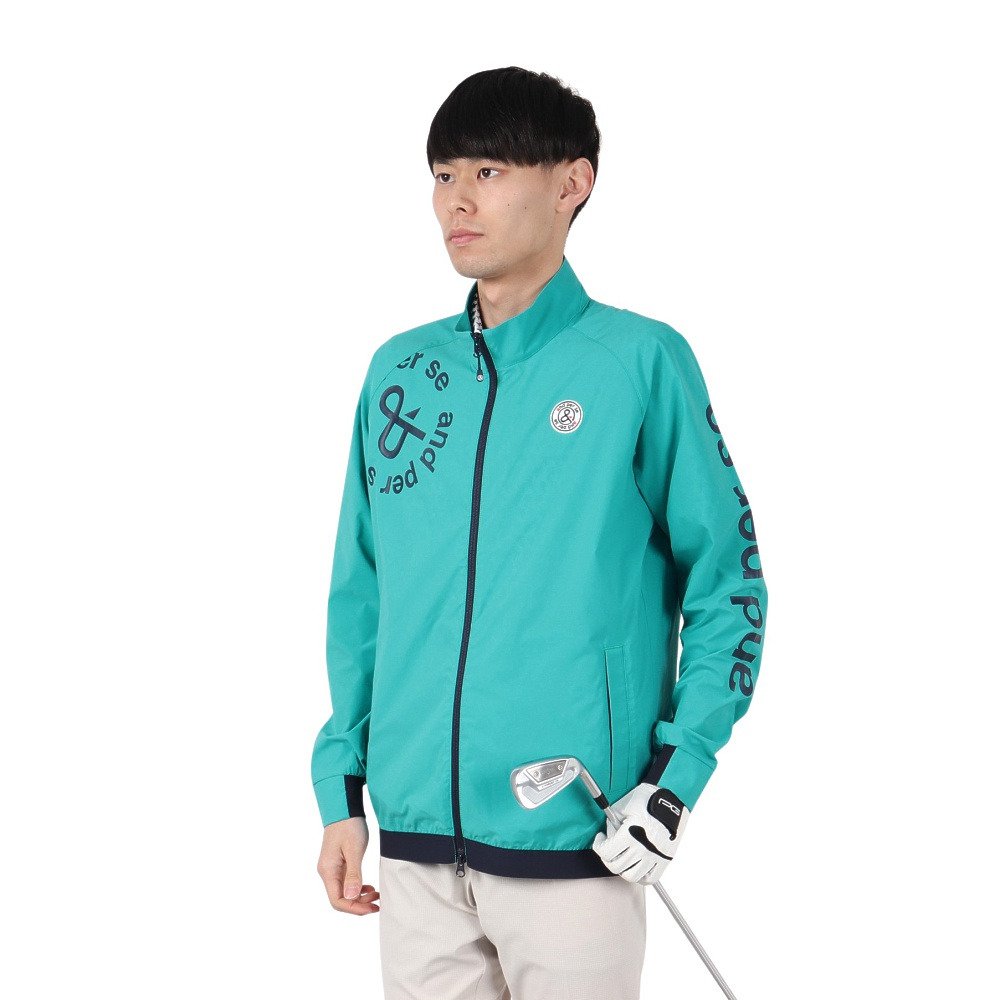 アンパスィ（and per se）（メンズ）ゴルフウェア 撥水 透湿 アウター