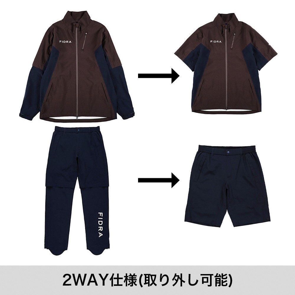 フィドラ（FIDRA）（メンズ）ゴルフウェア アウター 撥水 レインウェア
