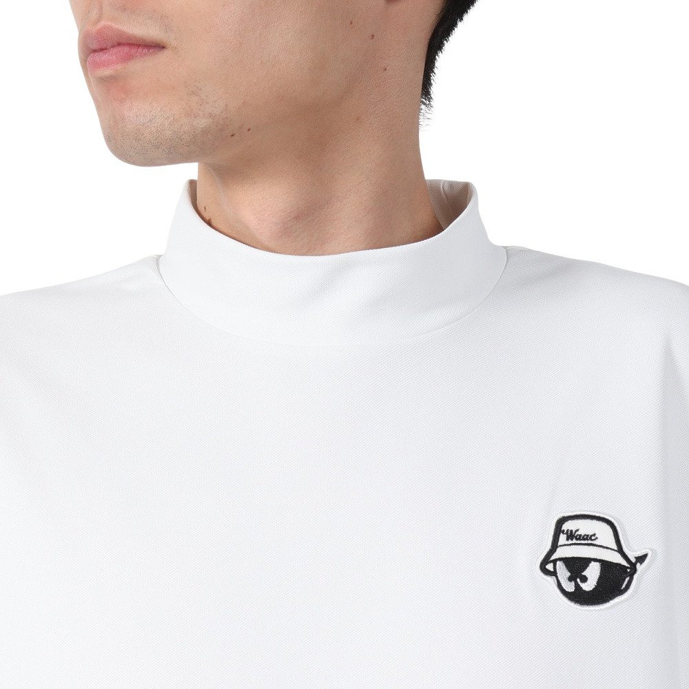 ワック（WAAC）（メンズ）ゴルフウェア サスティナブルピケ半袖モック