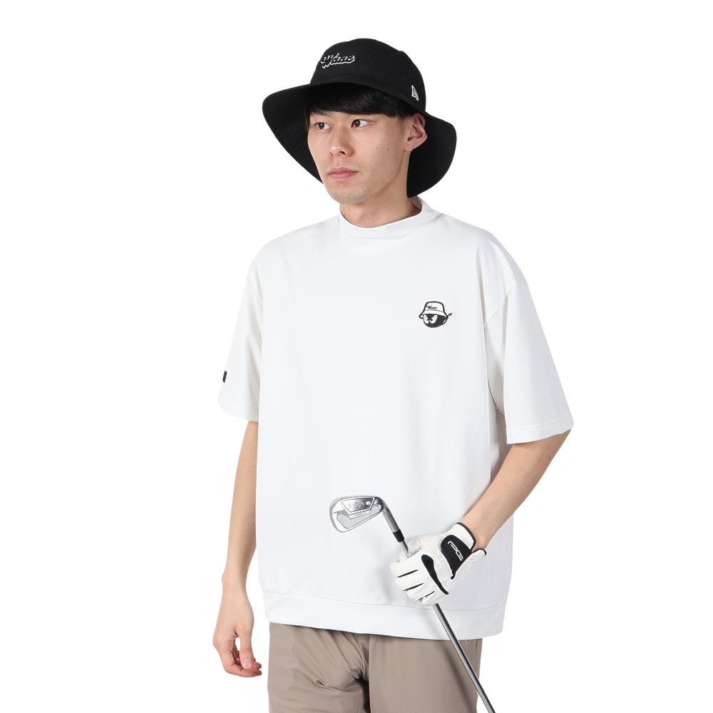 ワック（WAAC）（メンズ）ゴルフウェア サスティナブルピケ半袖モック