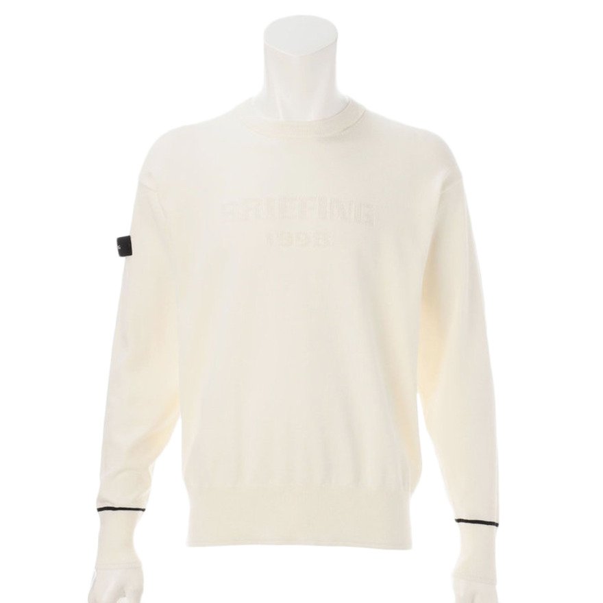 ブリーフィング（BRIEFING）（メンズ）ゴルフウェア ビッグロゴ クルー