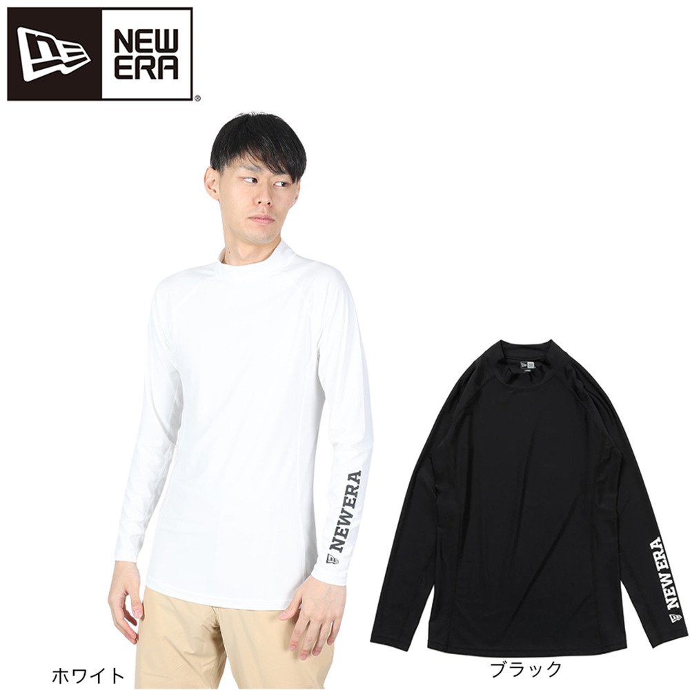 ニューエラ（NEW ERA）（メンズ）ゴルフウェア 長袖 吸汗速乾 モック