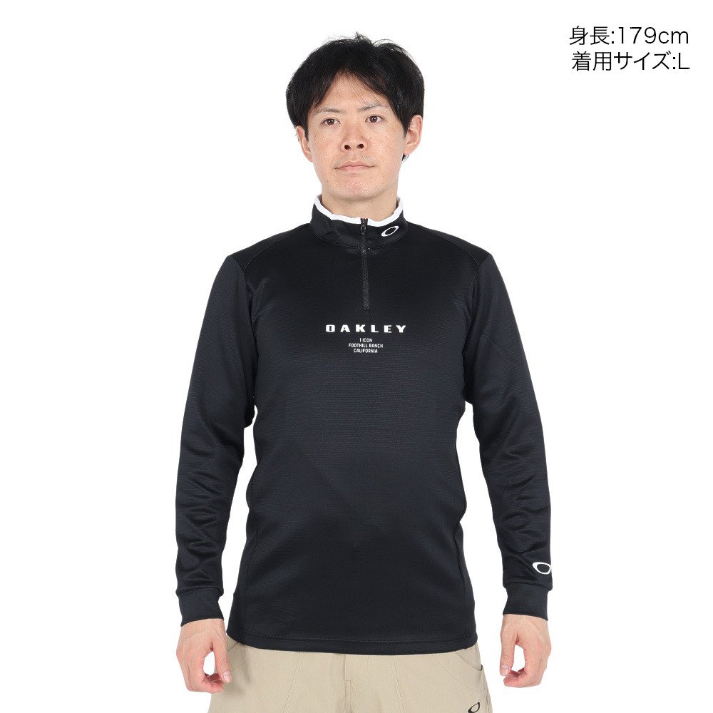 オークリー（OAKLEY）（メンズ）ゴルフウェア PLEASANT 長袖モック