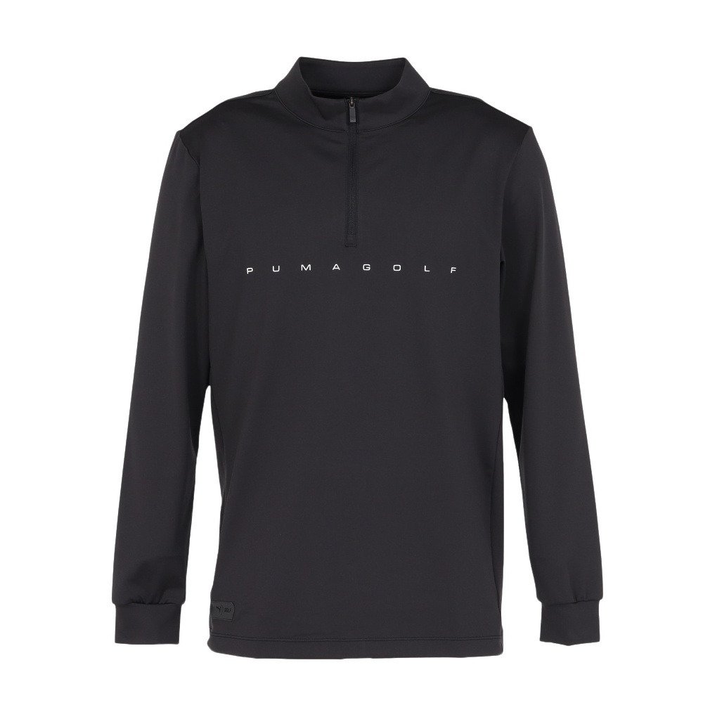 プーマ（PUMA）（メンズ）ゴルフウェア 吸汗速乾 PB ハーフジップ 長袖