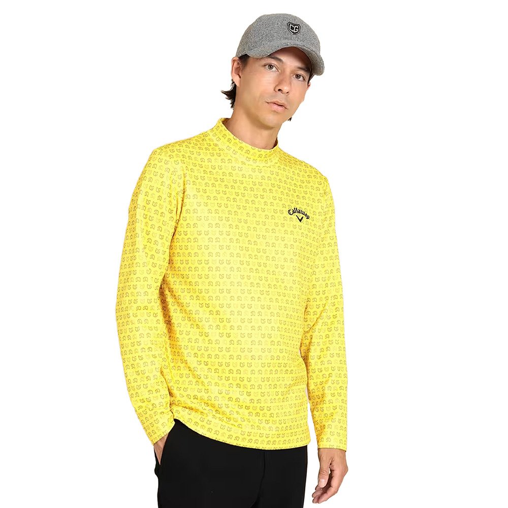 キャロウェイ（CALLAWAY）（メンズ）ゴルフウェア ロゴプリント裏起毛