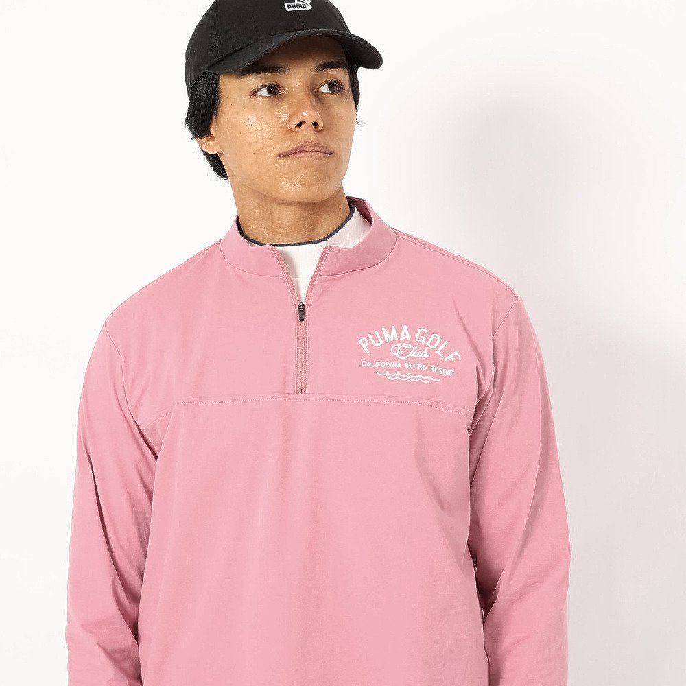 極美品】PUMA♡型押し♡モックネック♡ワンピース♡LL ゴルフ/スポーツ