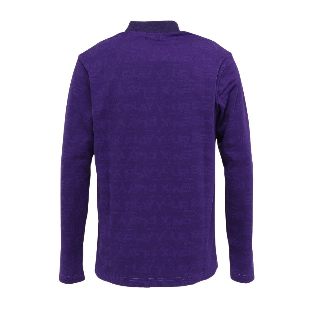 ピン（PING）（メンズ）ゴルフウェア ロゴジャカード 長袖ハイネック