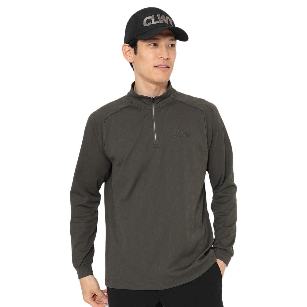 キャロウェイ（CALLAWAY）（メンズ）ゴルフウェア 長袖 ロゴジャカード