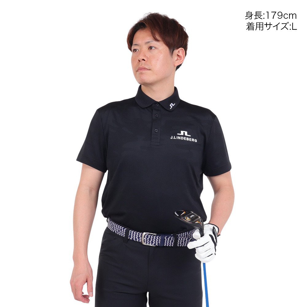 J.LINDEBERG（J.LINDEBERG）（メンズ）ゴルフウェア 半袖 吸水速乾 Mat