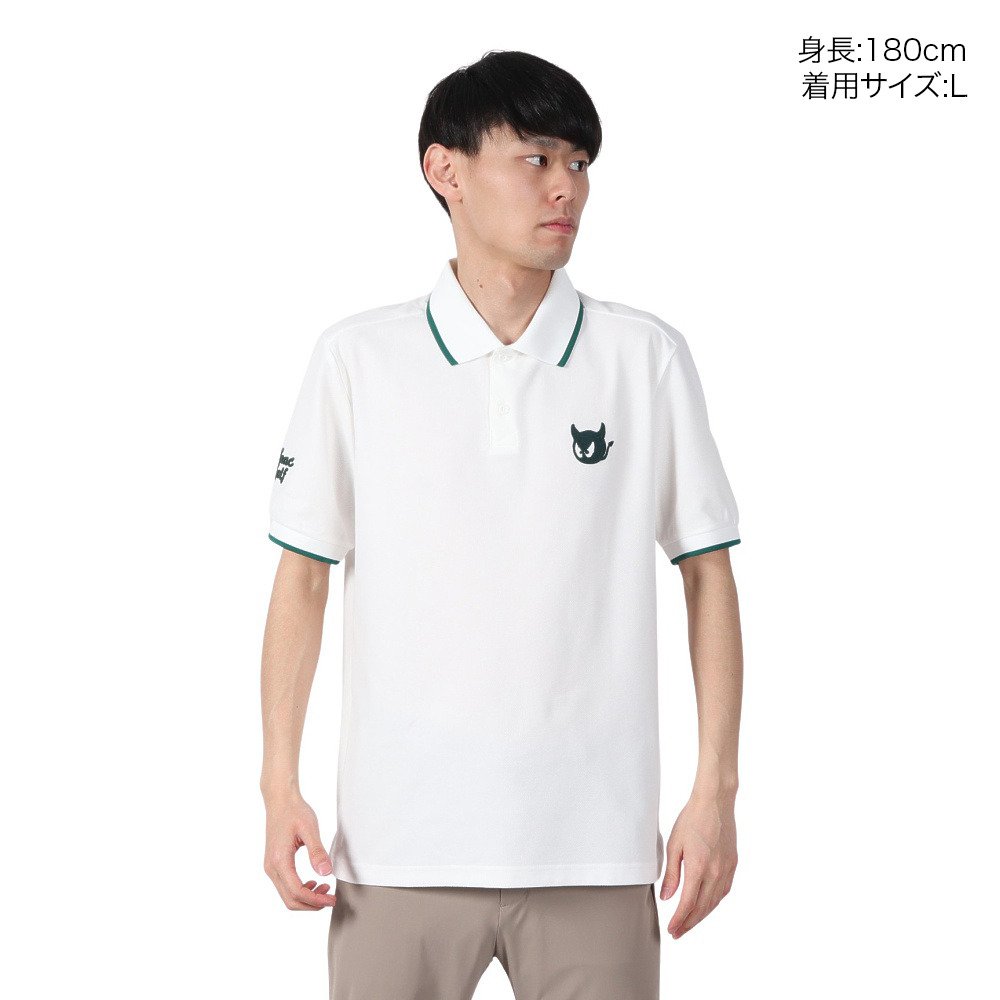 ワック（WAAC）（メンズ）ゴルフウェア クラシック 半袖ピケポロシャツ