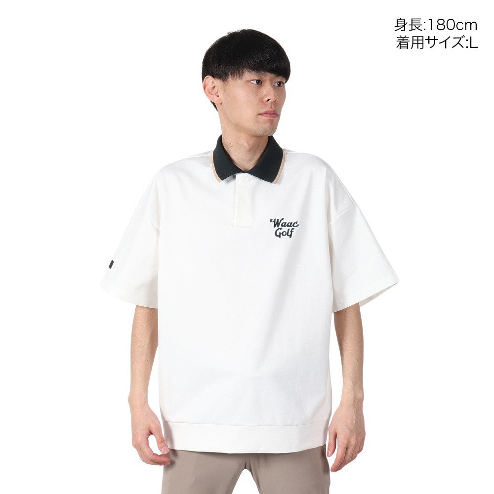 ワック（WAAC）（メンズ）ゴルフウェア ライトストレッチポンチ 半袖