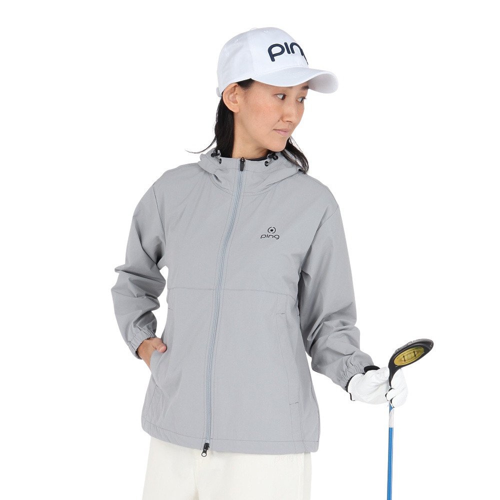 ピン（PING）（レディース）ゴルフウェア アウター ナイロンリップ