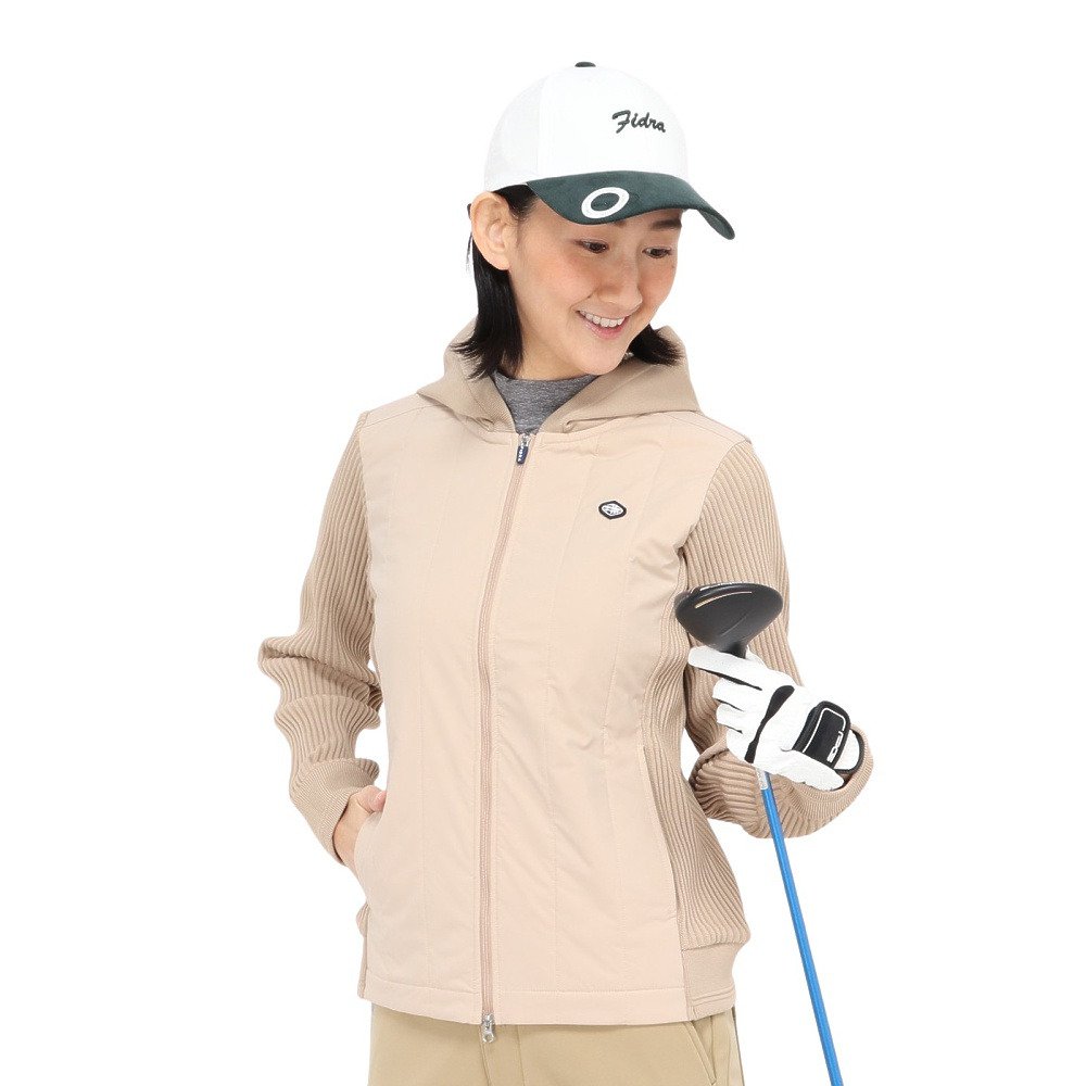 フィドラ（FIDRA）（レディース）ゴルフウェア 吸湿発熱 長袖 パーカー