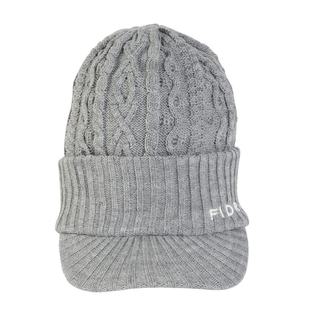 フィドラ（FIDRA）（メンズ）ゴルフ ツバ付き ニット帽 FD5SVA11 GRY