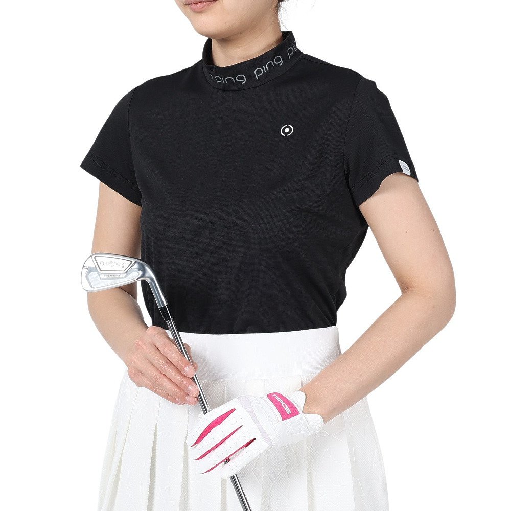 ピン（PING）（レディース）ゴルフウェア 機能性 半袖モックネック