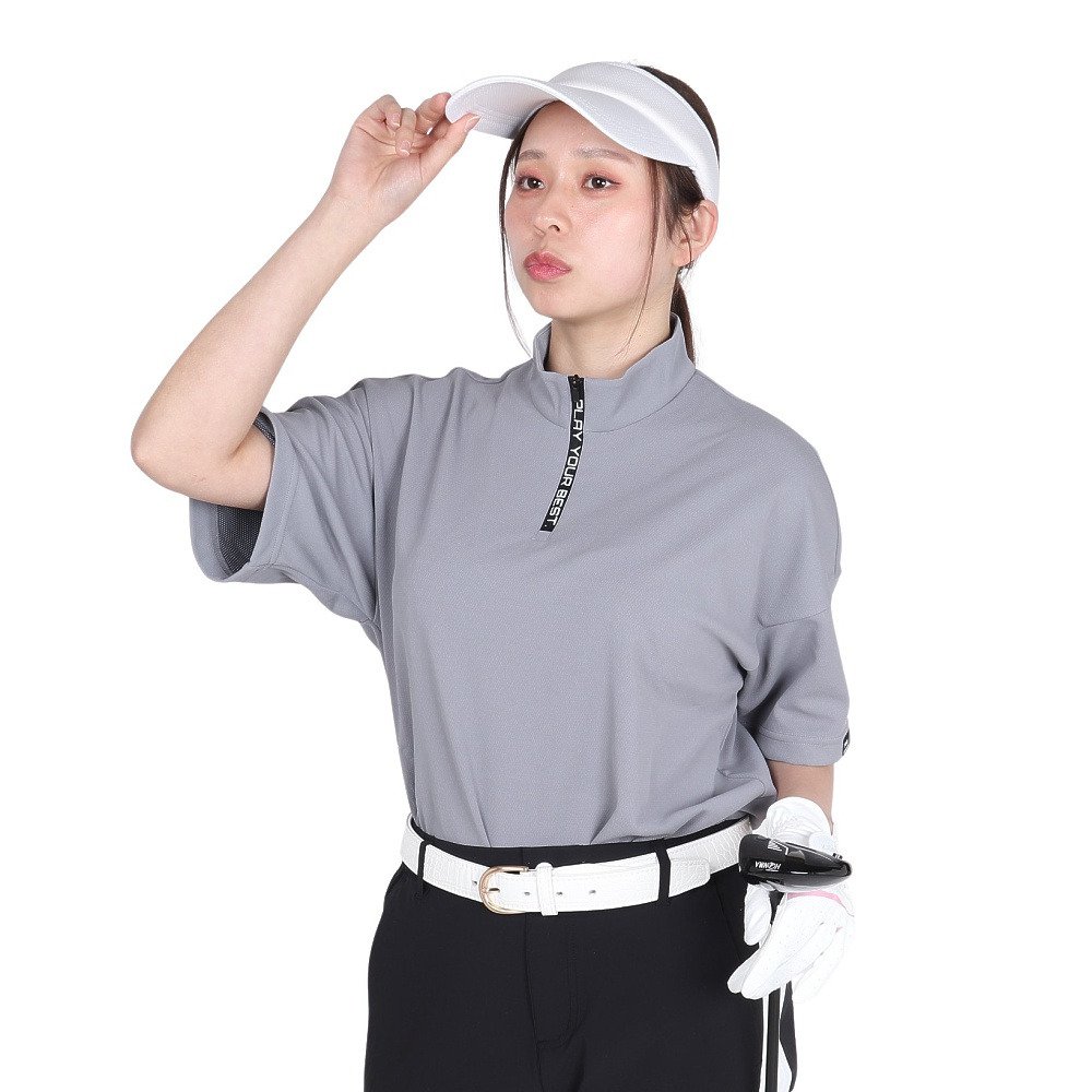 ピン（PING）（レディース）ゴルフウェア 速乾 ダブルメッシュ 半袖