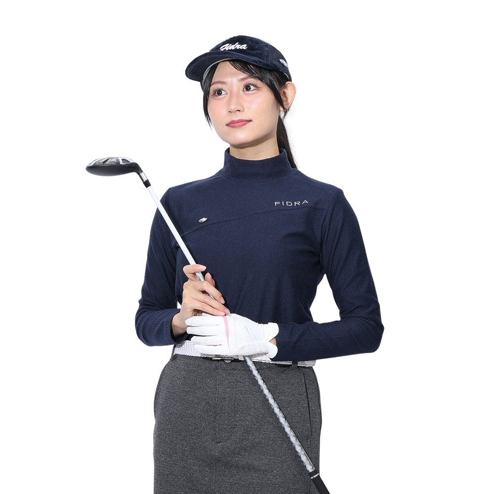 フィドラ（FIDRA）（レディース）ゴルフウェア 吸湿発熱 両面起毛